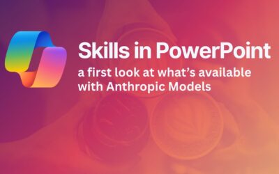 Skills in PowerPoint: a first look at what’s available with Anthropic Models