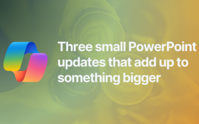 Three small PowerPoint updates that add up to something bigger